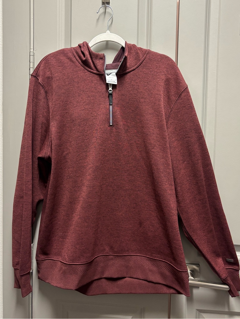 Nike Men's Half-Zip Pullover Sweater - Burgundy